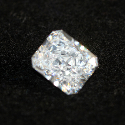 白钻裸钻长方形雷迪恩切割碎冰花切尖底d色钻石高碳钻瑞士钻火彩