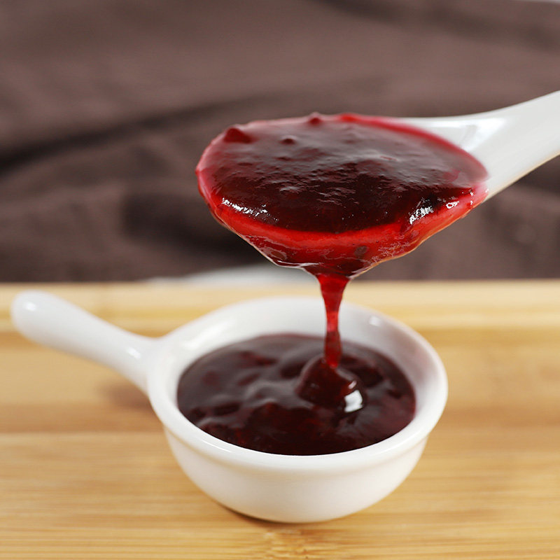 博客客来樱桃果泥车厘子果酱1360g奶茶甜品果汁果酱