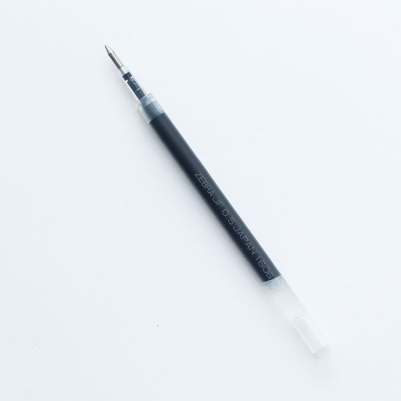 日本斑马jf-0.5笔芯按动中性笔替芯适用jj15笔芯 0.5mm