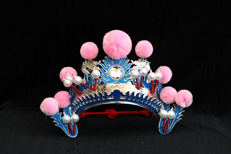 国潮摄影小花花旦戏曲小额打鼓头饰列子桂英民族服装