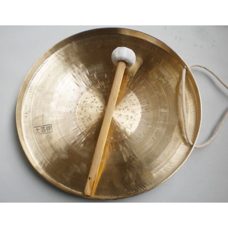 铜锣低虎音锣大锣民族打击乐器直径35cm配锣打击乐器