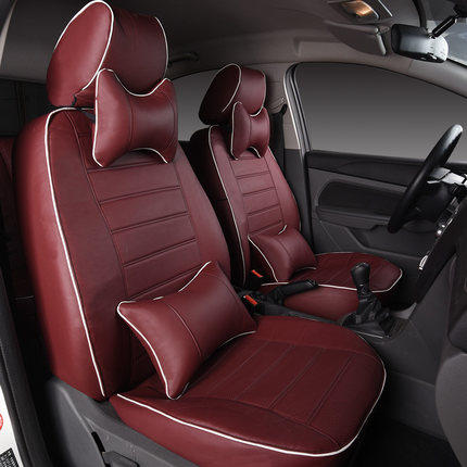 大众polo高尔夫座套全包四季通用两厢三厢布艺皮革座椅套女士卡通