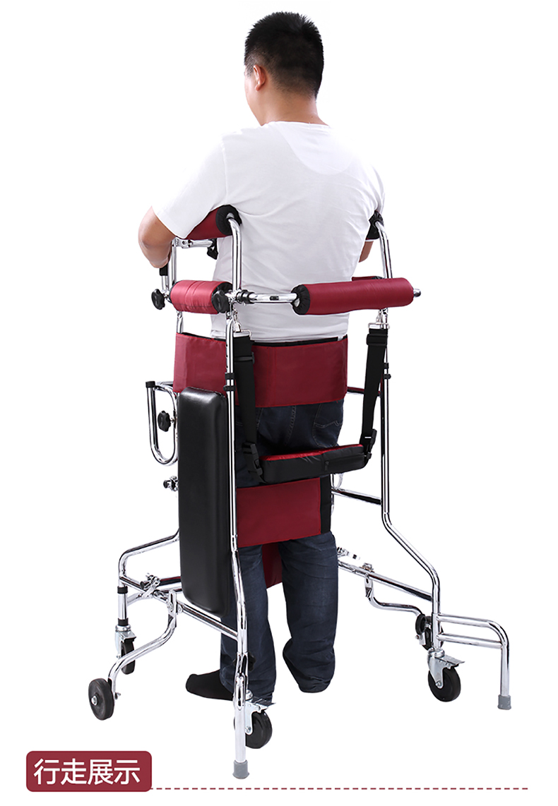 成人学步车多功能下肢训练行走站立架老人助行器中风偏瘫康复器材