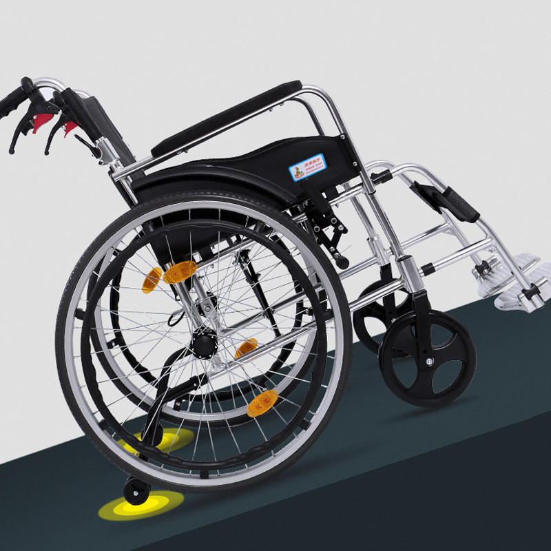 轮椅上海凤凰老人折叠轻便便携超轻多功能铝合金手动轮椅