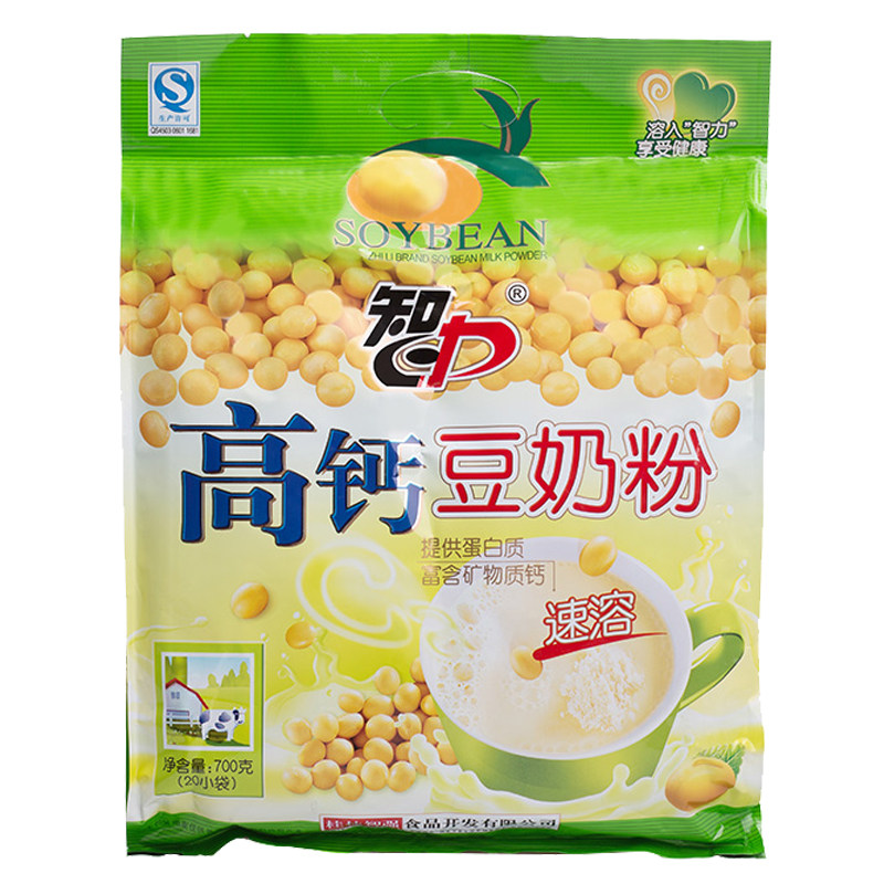 智力高钙型豆奶粉 营养早餐食品 速溶豆奶 700g 学