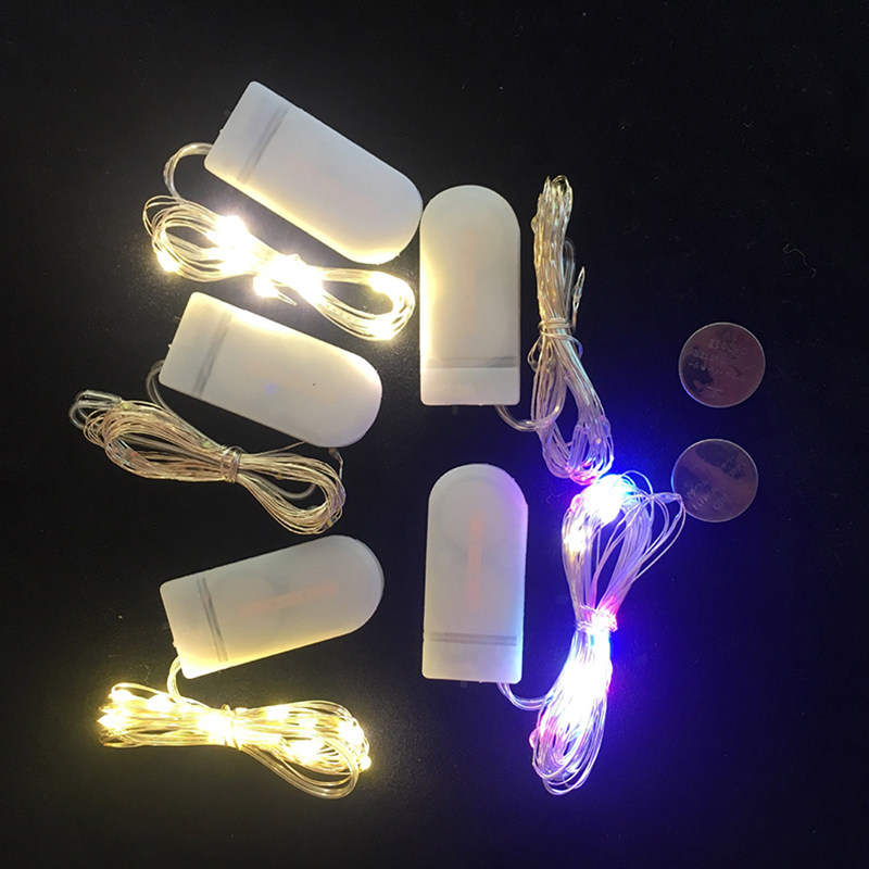 电池led小灯串铜线灯带卧室房间布置结婚节日礼品糖盒