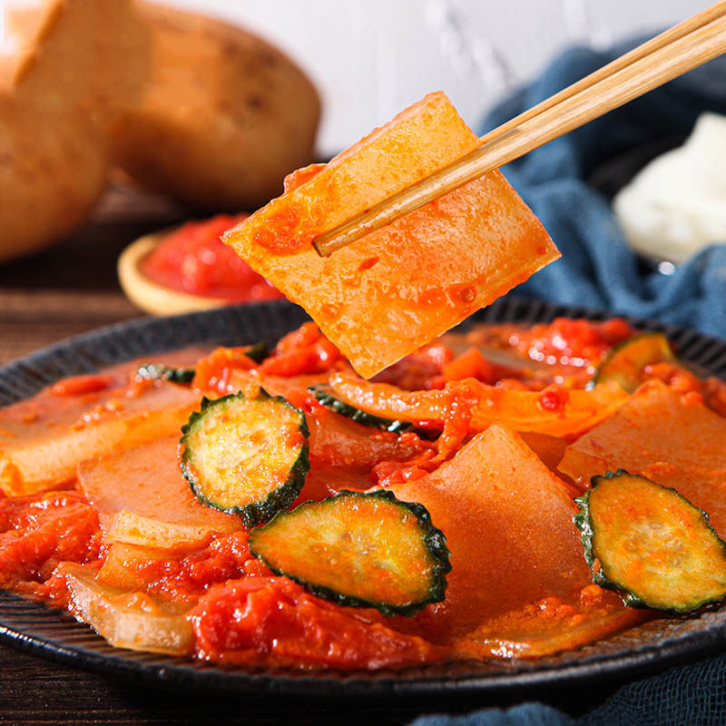 西红柿农家自制山西番茄酱去皮吕梁特产方山炒恶年糕