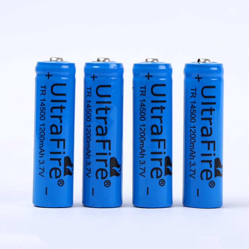 ultrafire神火14500锂电池3.7v手电筒激光灯无线鼠标电池