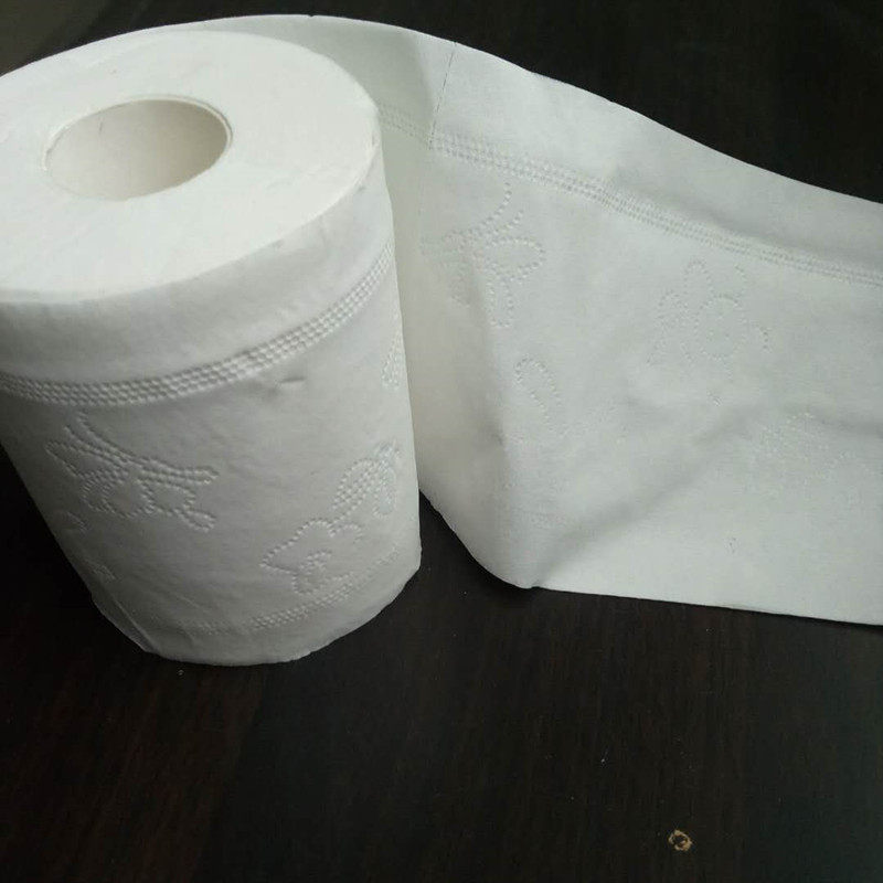 筒纸馨雅纸巾芯卷卫生纸印花卷筒厕纸无香1500克卷筒纸