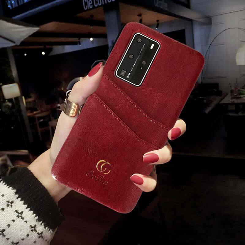 p40pro潮牌华为卡包男pro插卡p30同款抖音网红手机保护套