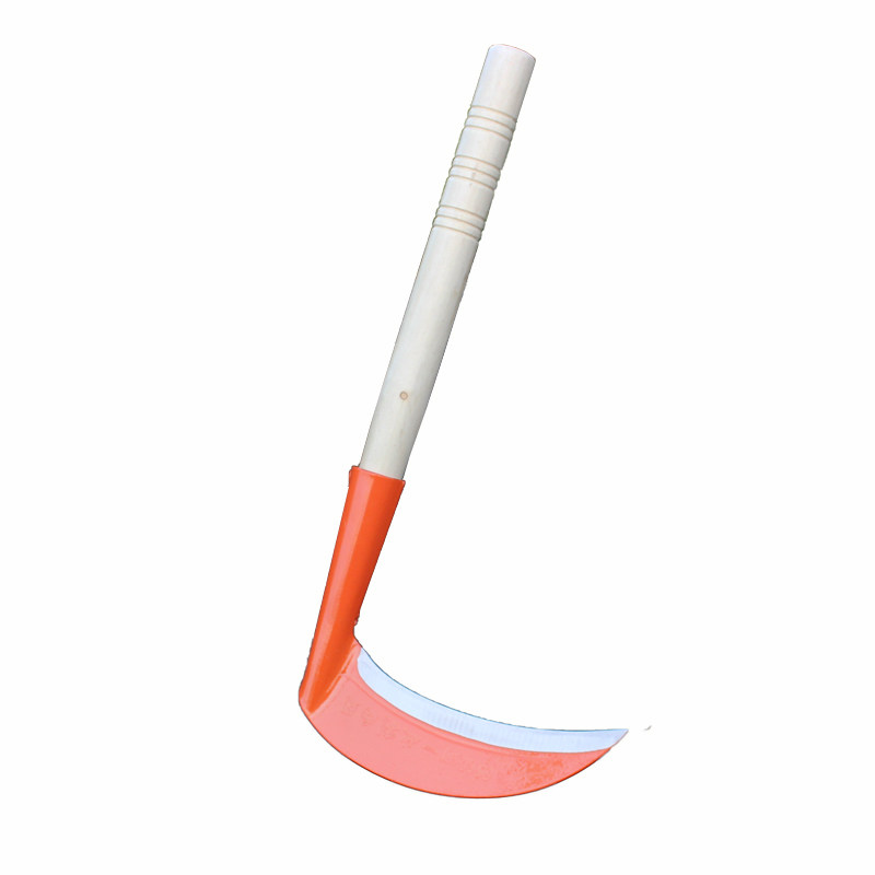 长柄锰钢镰刀割草刀双砍割鱼草韭菜水草菜籽镰刀