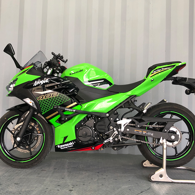 司当克斯川崎ninja400摩托车护杠忍者z400改装护架摩托车保险杠