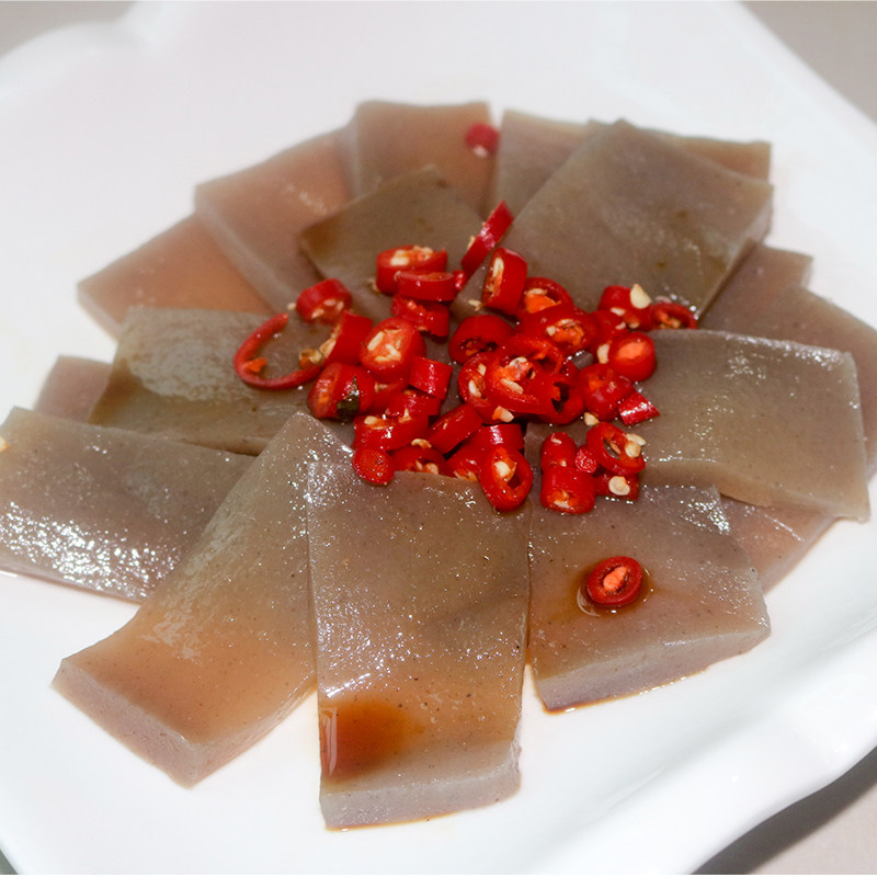 魔芋豆腐纯手工黑魔芋块新鲜成品魔芋豆腐即食 纯手工黑魔芋块新鲜