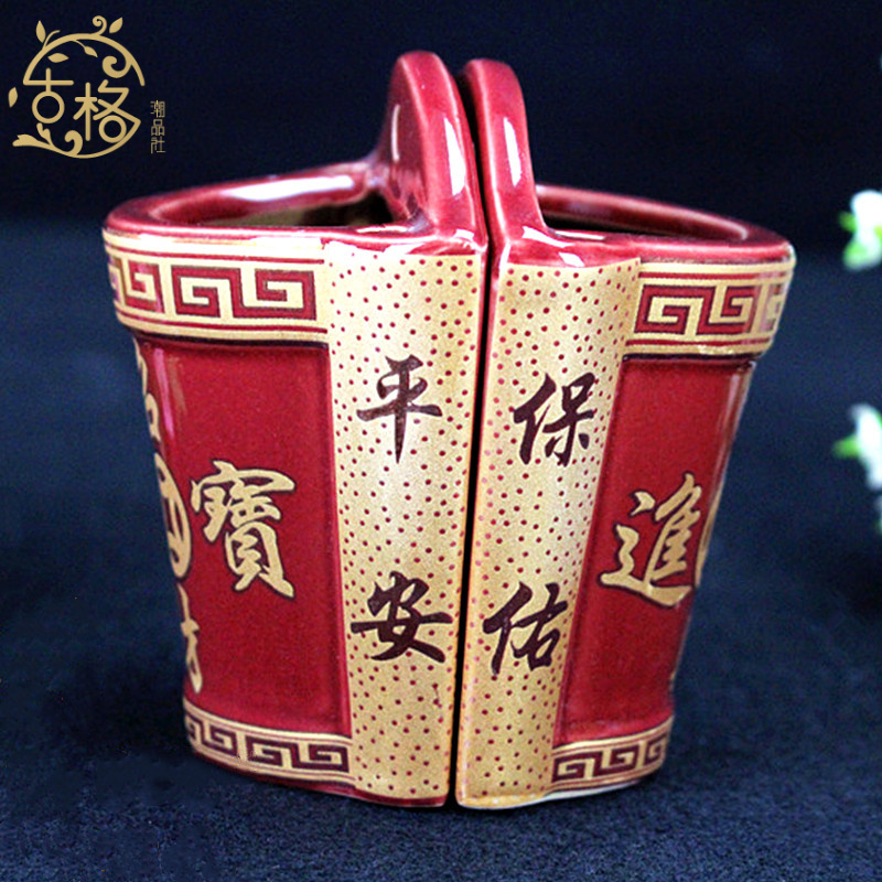 门神香炉挂墙家用拜神壁挂陶瓷壁炉招财进宝香薰香薰炉