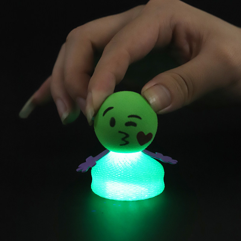 弹跳大号小人玩具一跳解压跳跳人跳跳娃娃弹力发光玩具