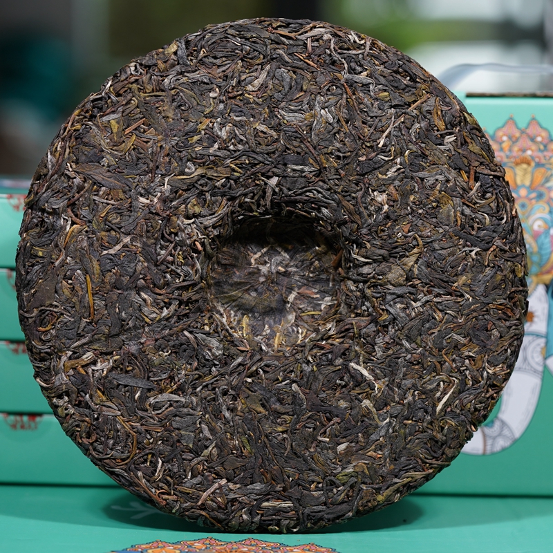 陈国义普洱茶2020年盒装片礼388克生茶系列选茶吉象普洱