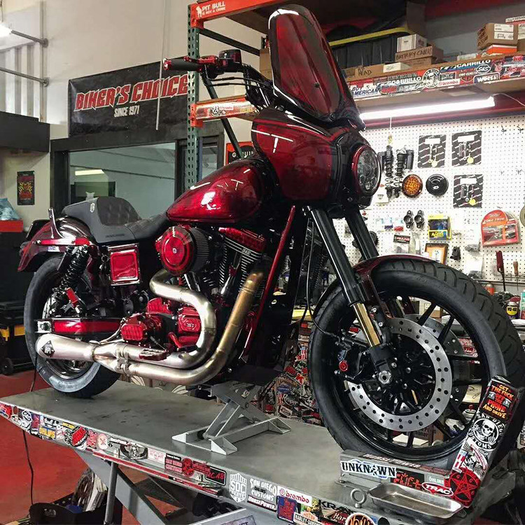 现货哈雷街霸改装ds风格猪头头罩风挡路威其他摩托车用品