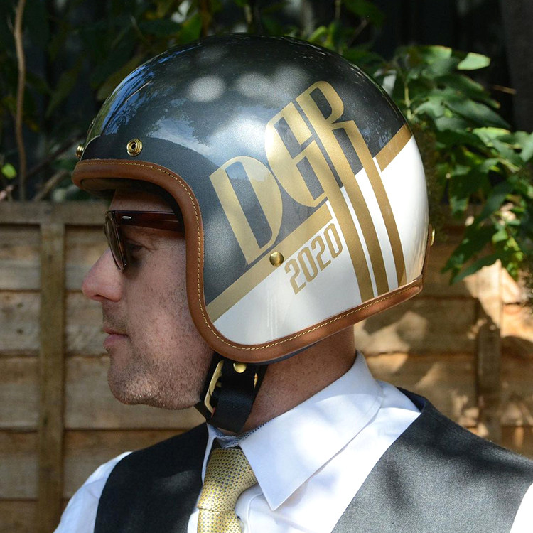 hedon黑豆2020款限定dgr碳纤维头盔哈雷vespa凯旋摩托车头盔