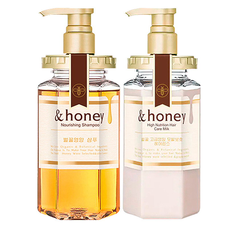 美爱斯honey洗发水护发素蜂蜜滋养洗发露膏去屑控止痒洗发水