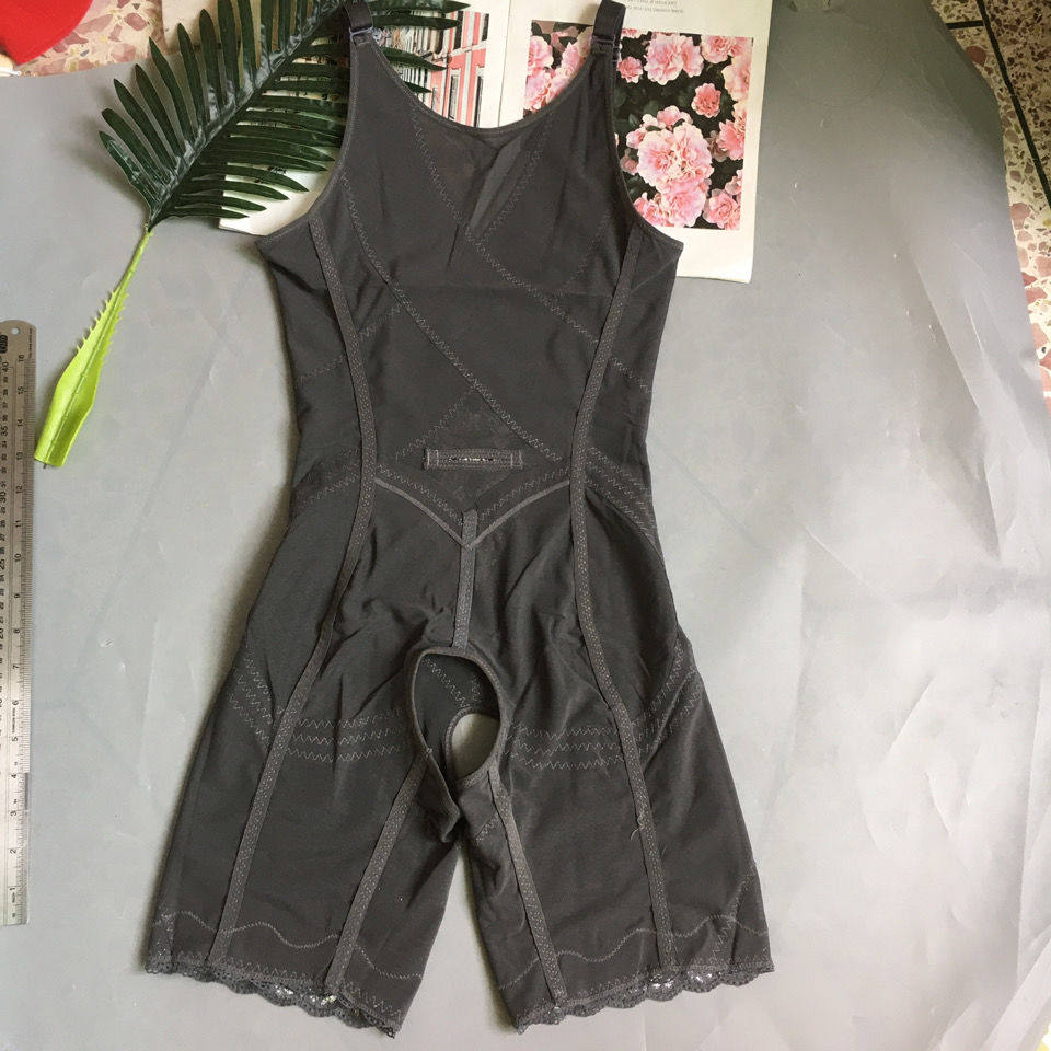 开档塑身连体衣美体内衣束身收腹束腰产后瘦身衣提塑身连体衣