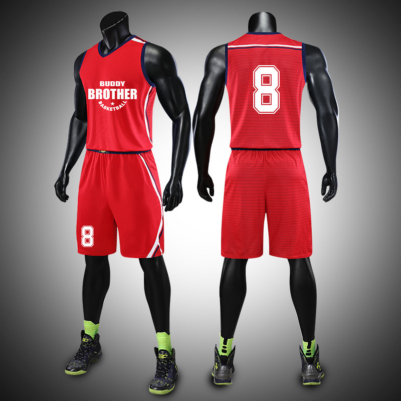 篮球球衣套装男潮定制学生运动比赛训练队服背心篮球服