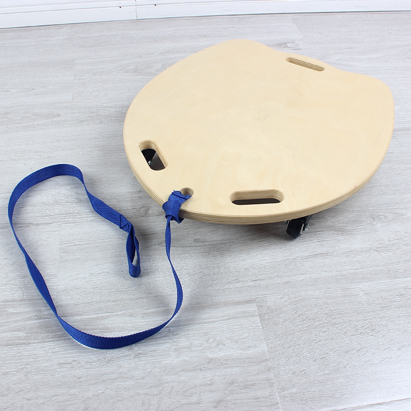 软包木质滑板车早教感统训练训练器器材前庭平衡感统训练器材