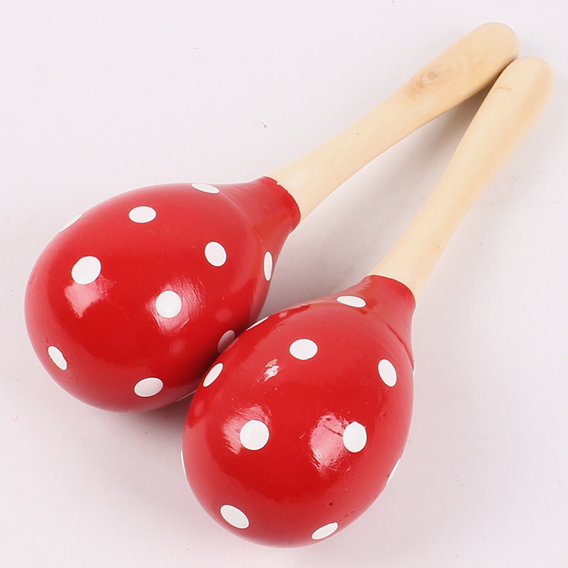 彩色木制小沙锤沙奥尔夫打击乐器婴幼儿幼儿园儿童早教打击乐器