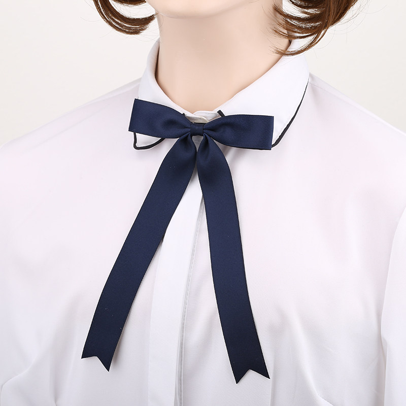 白衬衫英伦蝴蝶结丝带飘带时尚百搭黑色日系学院领结
