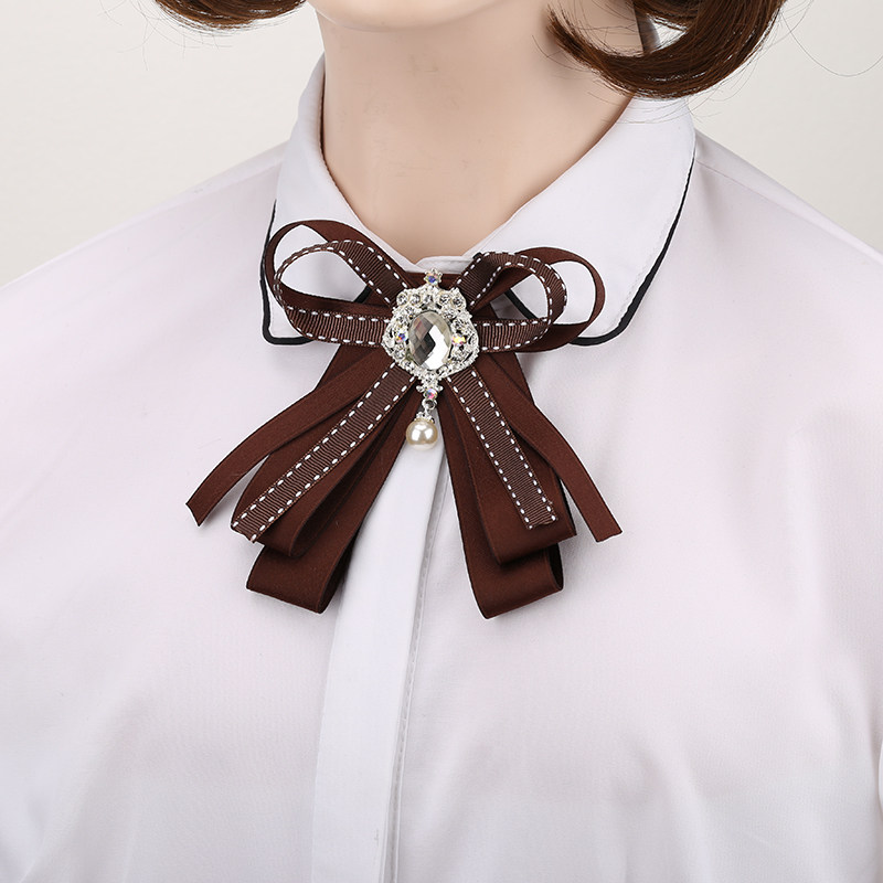 衬衣领结配饰女士韩版时尚甜美蝴蝶结百搭装饰领结
