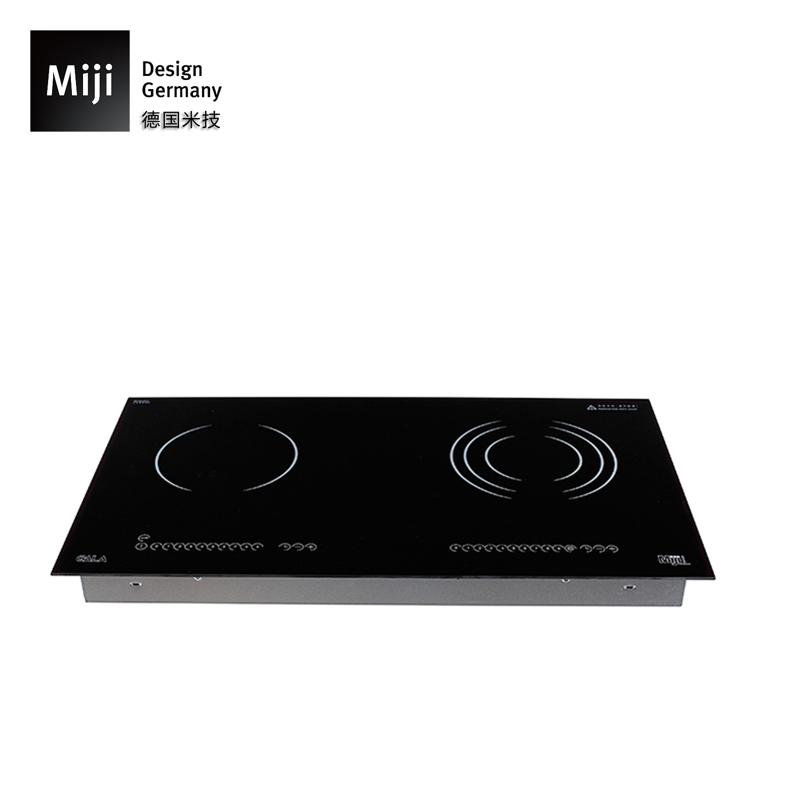 miji 德国米技炉 gala cte3500ii-a双眼双头嵌入式家用电陶炉