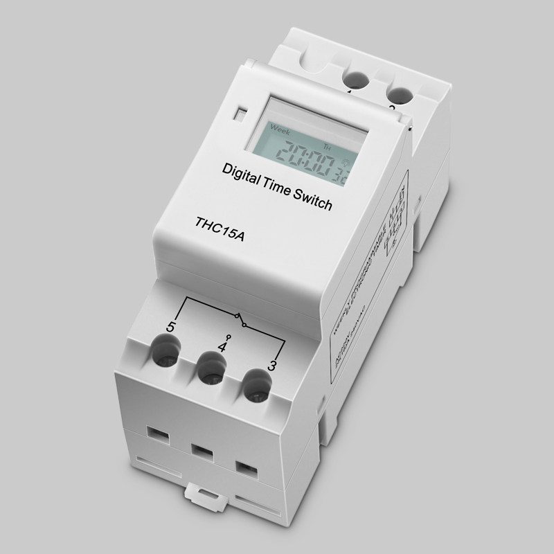 希崖大功率时控定时自动开关套装时间控制器导轨式配电箱微型时控