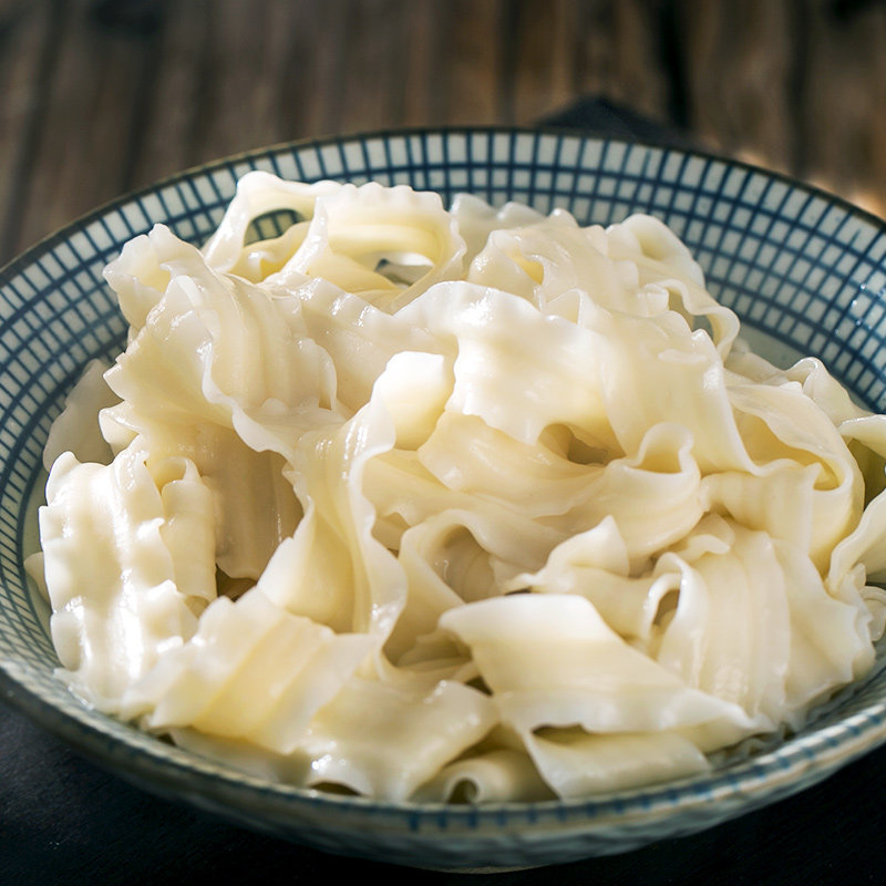 > 面小弟刀削面条宽面条油泼面烩面500g*4袋装波纹面 面叶挂面包邮