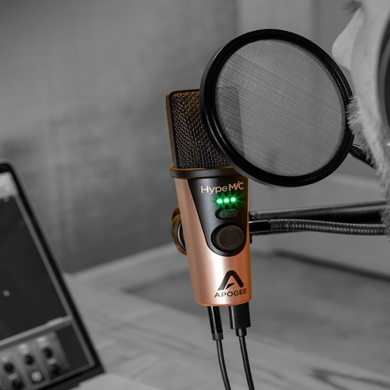 包邮美国进口apogeehypemic便携录音配音唱歌麦克风midi键盘