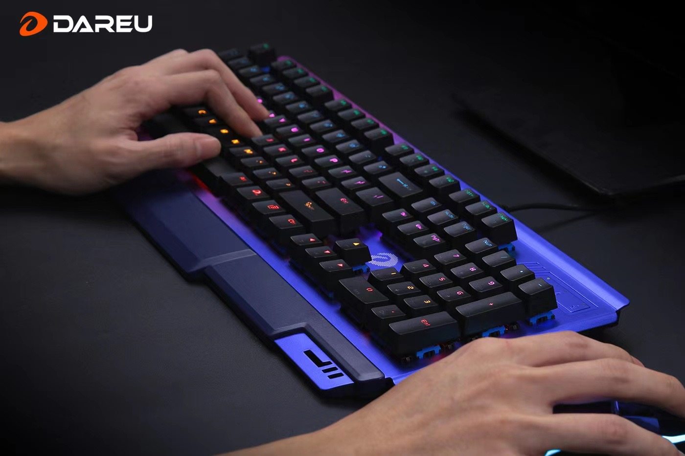 达尔优ck526升级版电脑笔记本游戏电竞吃鸡红外插拔键盘