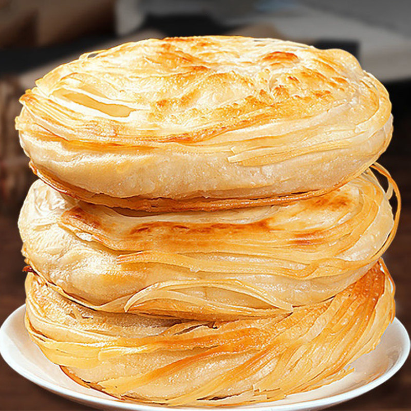 潼关千丝饼肉夹馍速冻饼胚商用面饼煎饼手工包点
