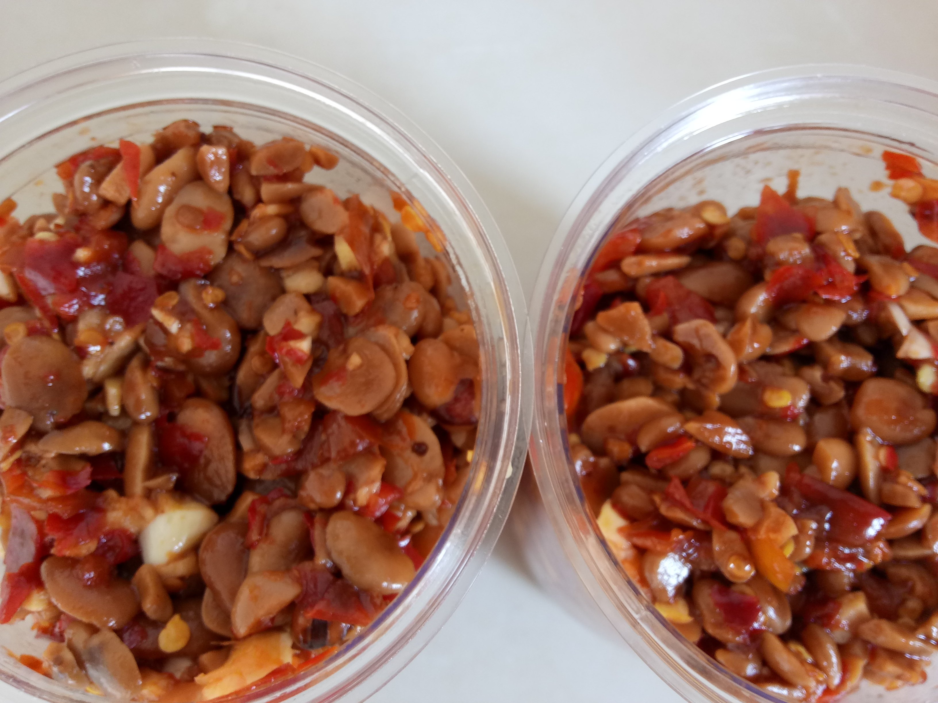 2瓶装湖北监利农家蚕豆酱 豆瓣酱 豌豆酱 碗豆酱 特辣原味酱香性