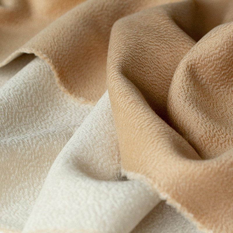 缪可冬新克什米尔纯山山羊绒布料怦然心动纯天然纤维宝石海绵垫