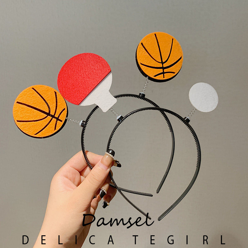 运动会入场头饰创意搞怪足球篮球发箍网球发卡发饰