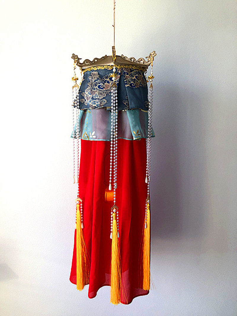 纱灯明制亭复原仿古古画灯饰灯笼汉服配饰古风灯笼