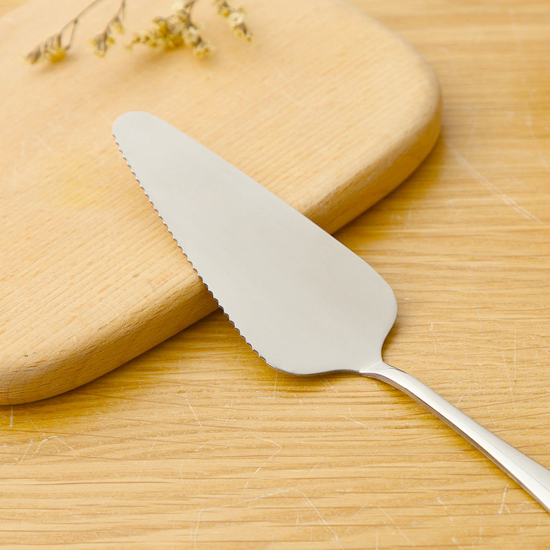不锈钢披萨铲子 家用蛋糕切刀三角铲煎饼烧烤铲牛排铲烘焙工具 - 乐