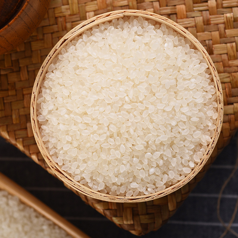 大米弱碱二马圆粒香米25kg东北查干湖5斤2020大米
