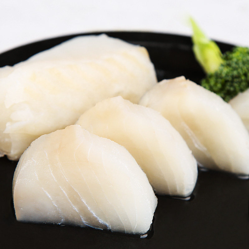 鳕鱼新鲜宝宝冷冻真鳕鱼排去皮去刺中段500g鳕鱼