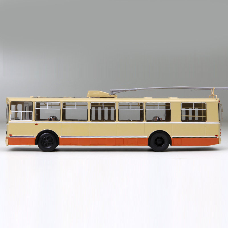 ssm前苏联俄罗斯ziu无轨电车合金高仿真仿真汽车模型车模