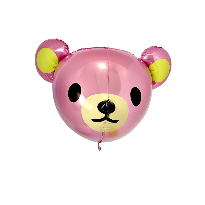 ins铝膜儿童道具拍照百日气球动物韩国小熊气球