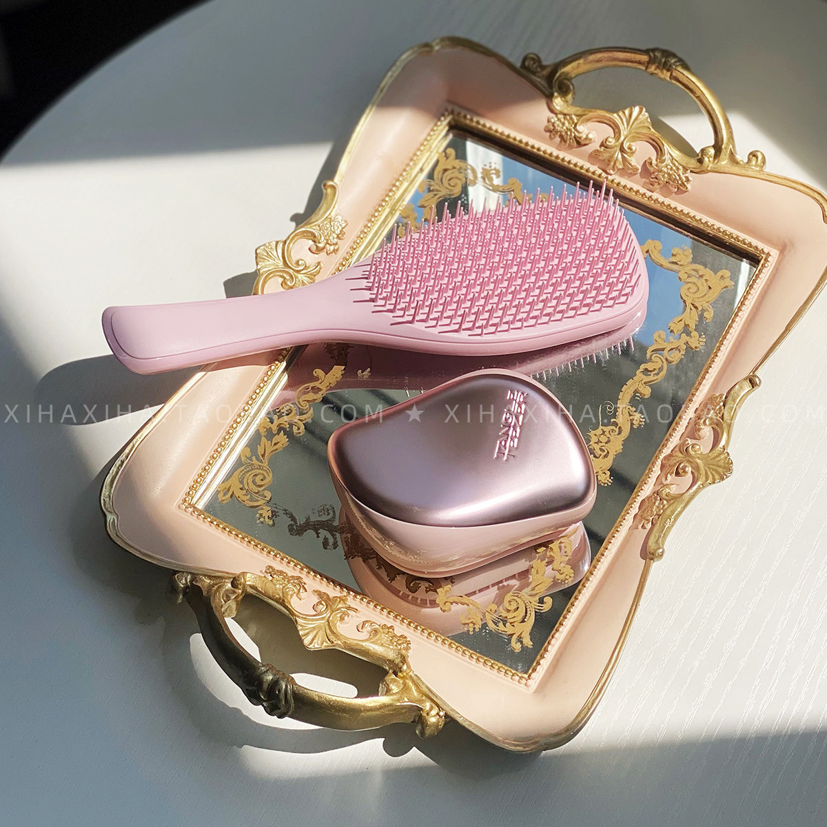 英国tangleteezer家用按摩tt王妃灵巧长柄梳子梳子