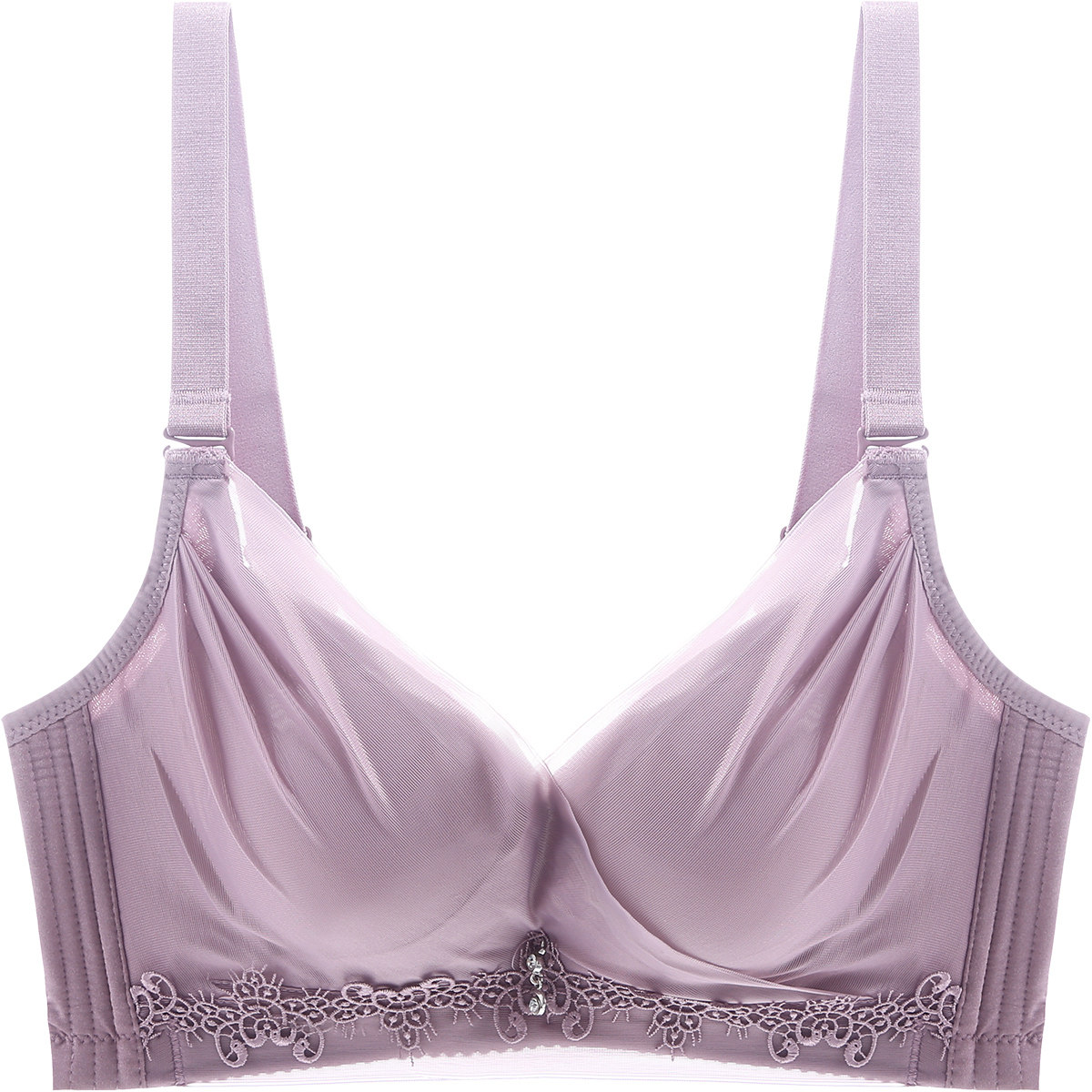 梦芭蒂内衣女舒适无钢圈小胸聚拢调整文胸收副乳性感调整型胸罩