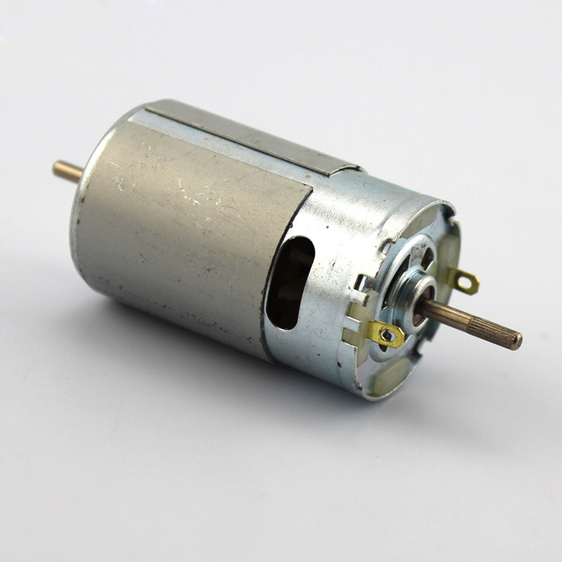 双轴550电机12v微型直流马达高速3.175mm电动机diy电钻大扭矩马达