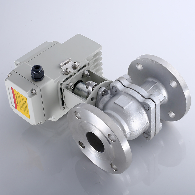 q941f-16p不锈钢电动球阀法兰蒸汽开关切断调节调节阀球阀