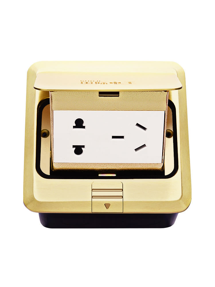 插座国际地面家用网络电源地插五孔电工藏式地插