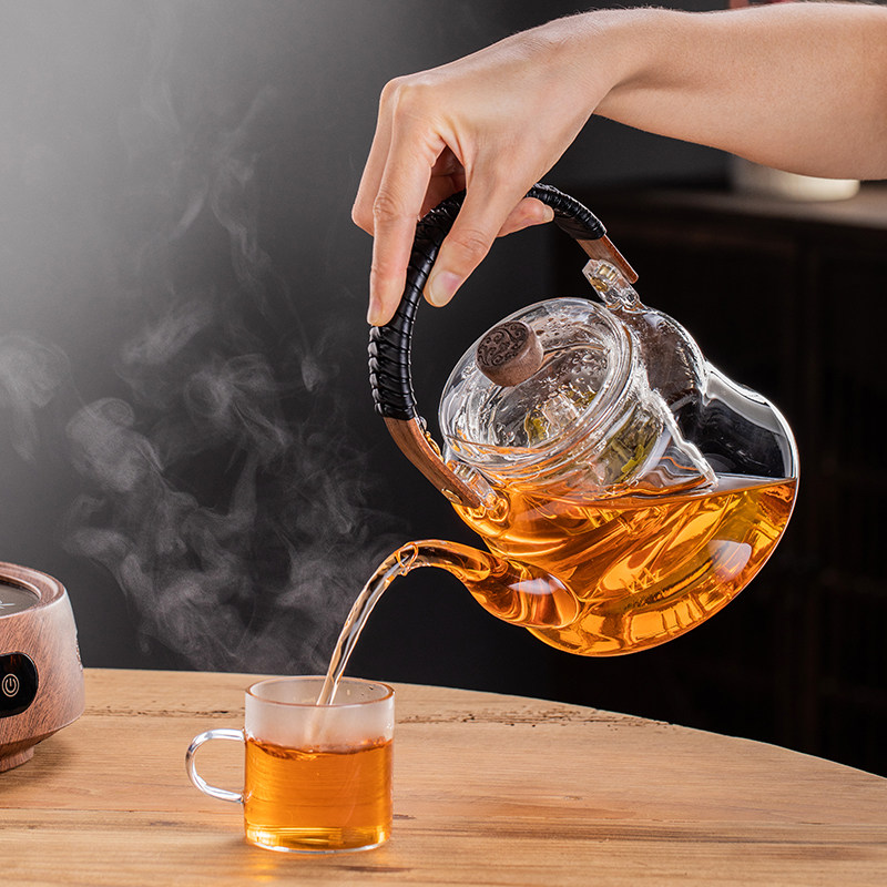 zppsn玻璃茶壶养生壶家用办公室小型煮茶器煮茶炉茶壶